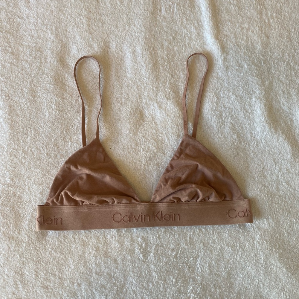 Calvin Klein Nude Triangle Bralette